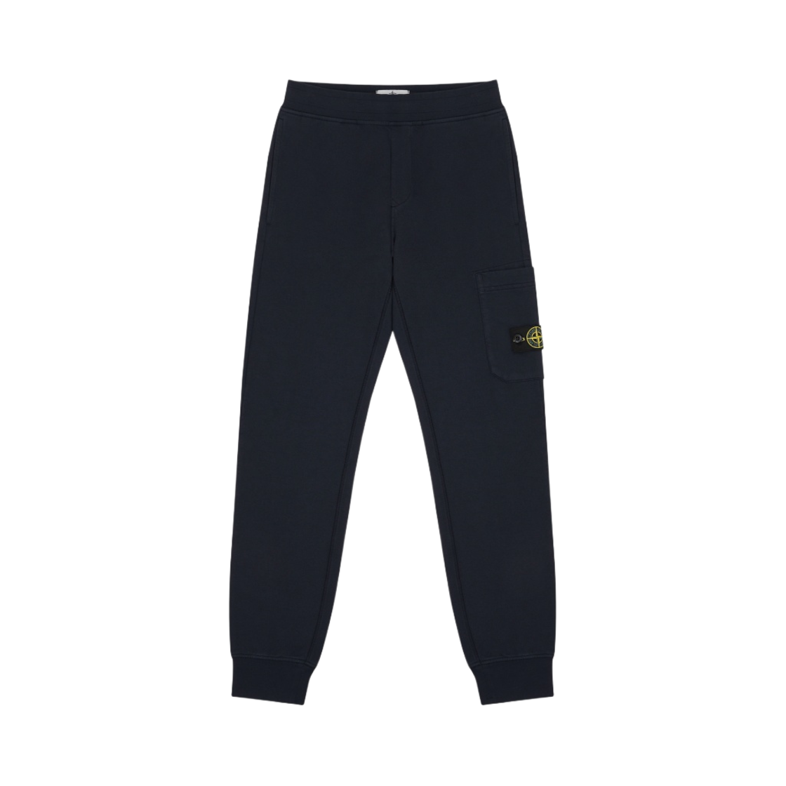 781661540-V0020 (Kids) Stone Island 61540 Heavy Cotton Fleece Cargo Joggers Navy Blue - 23SS