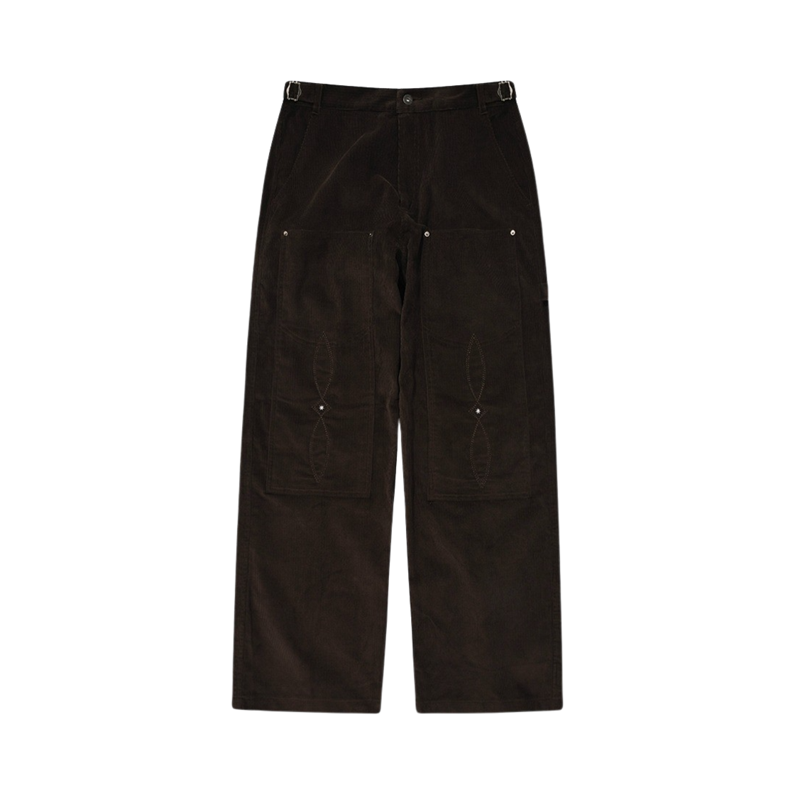 KAT7181 Karactor Corduroy Carpenter Pants Dark Brown