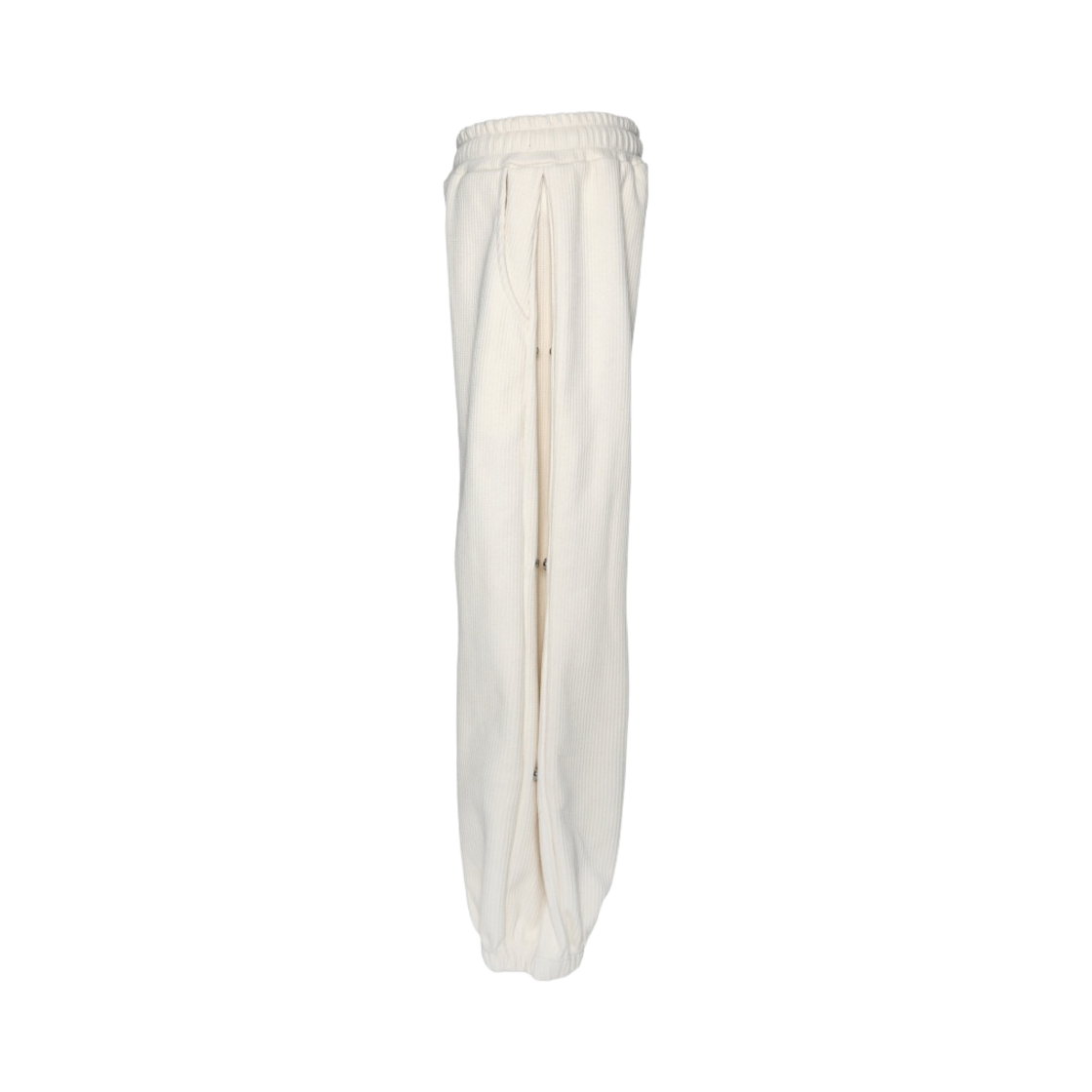 엠제이디 와플 사이드 스냅 와이드 팬츠 크림(MJD Waffle Side Snap Wide Pants Cream) - 2