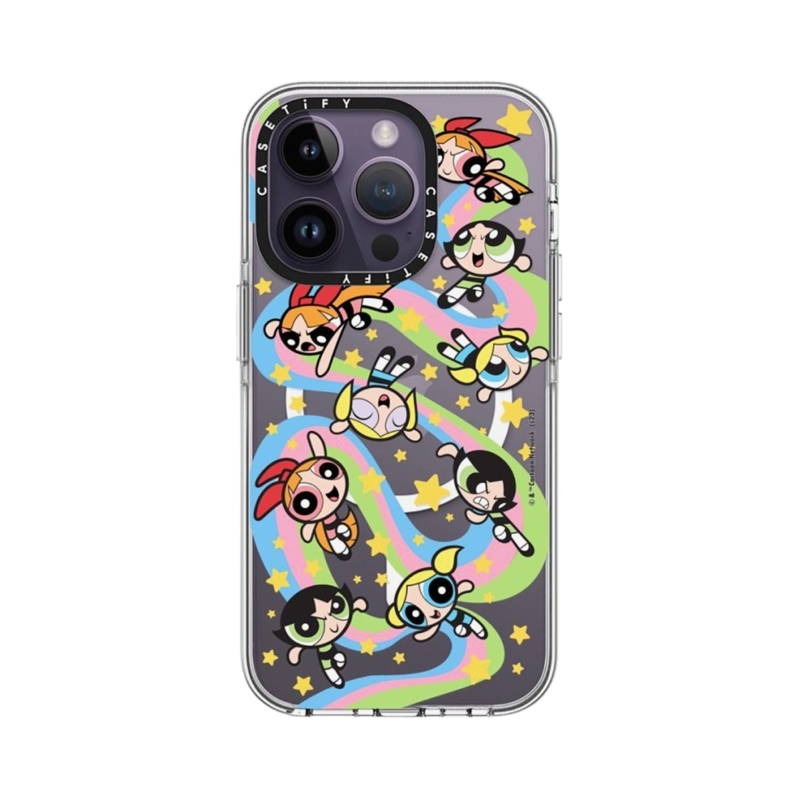 케이스티파이 x 파워퍼프걸 아이폰 메들리 클리어 케이스 클리어(Casetify x The Powerpuff Girls iPhone Medley Clear Case Clear) - 2