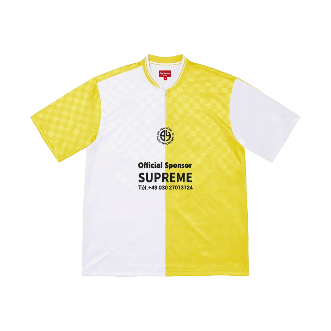 슈프림 스플릿 사커 저지 화이트 - 22FW(Supreme Split Soccer Jersey White - 22FW) - 1
