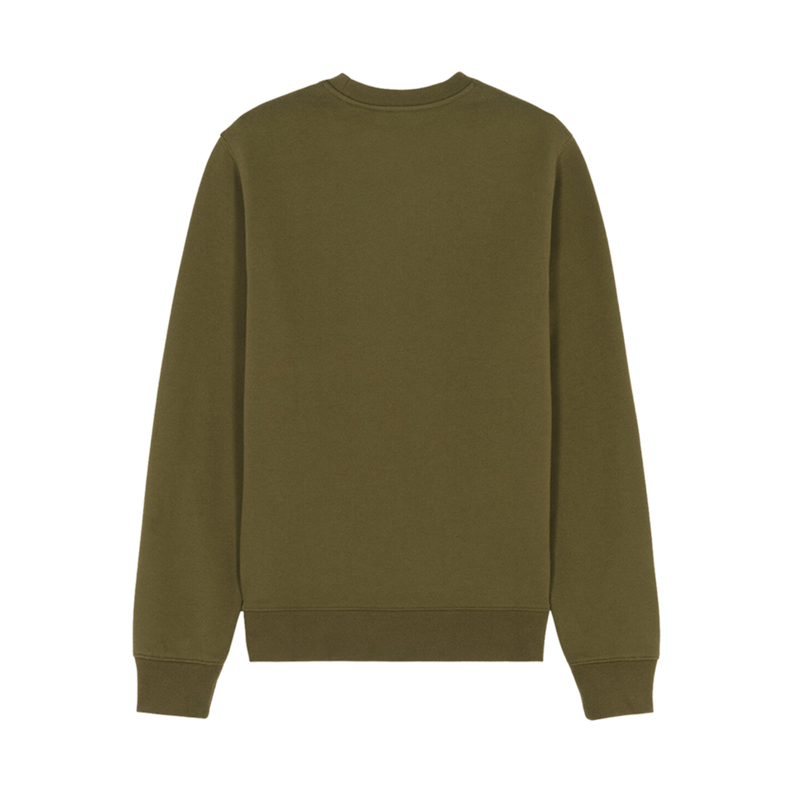 메종 키츠네 맥시 MK 캠프 레귤러 스웨트셔츠 다크 카키(Maison Kitsune Maxi Mk Camp Regular Sweatshirt Dark Khaki) - 2