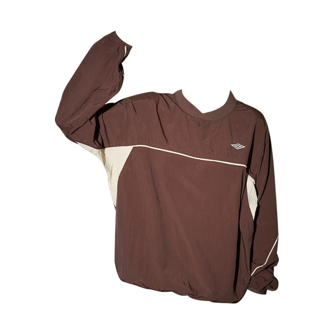 (W) 엄브로 x 프릭스 스토어 나일론 풀오버 브라운((W) Umbro x Freak's Store Nylon Pullover Brown) - 1