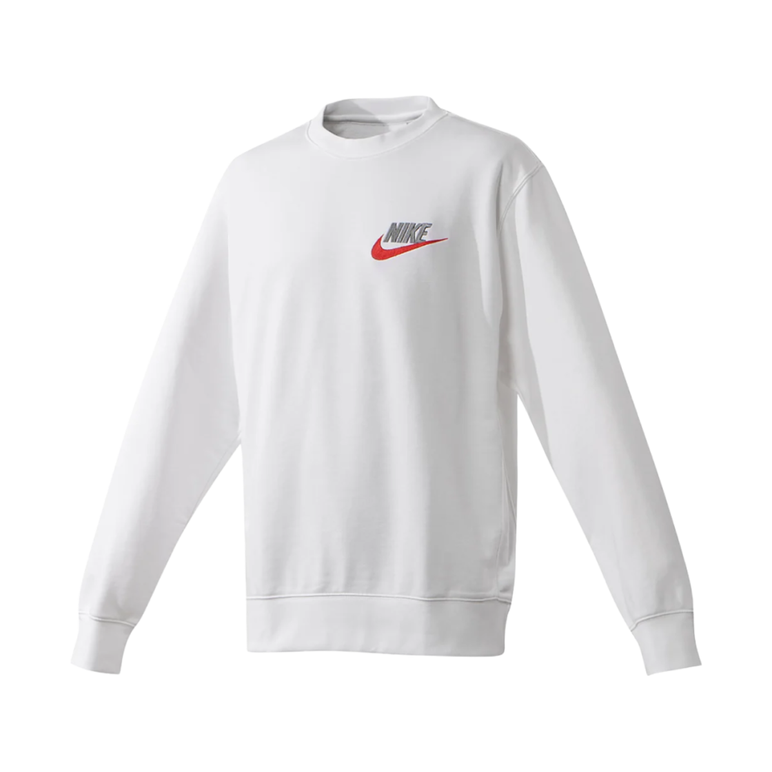 나이키 클럽 프렌치 테리 크루넥 화이트 - 아시아(Nike Club French Terry Crew White - Asia) - 1