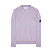 Stone Island 508A3 Lambswool Crewneck Knit Lavender - 23FW