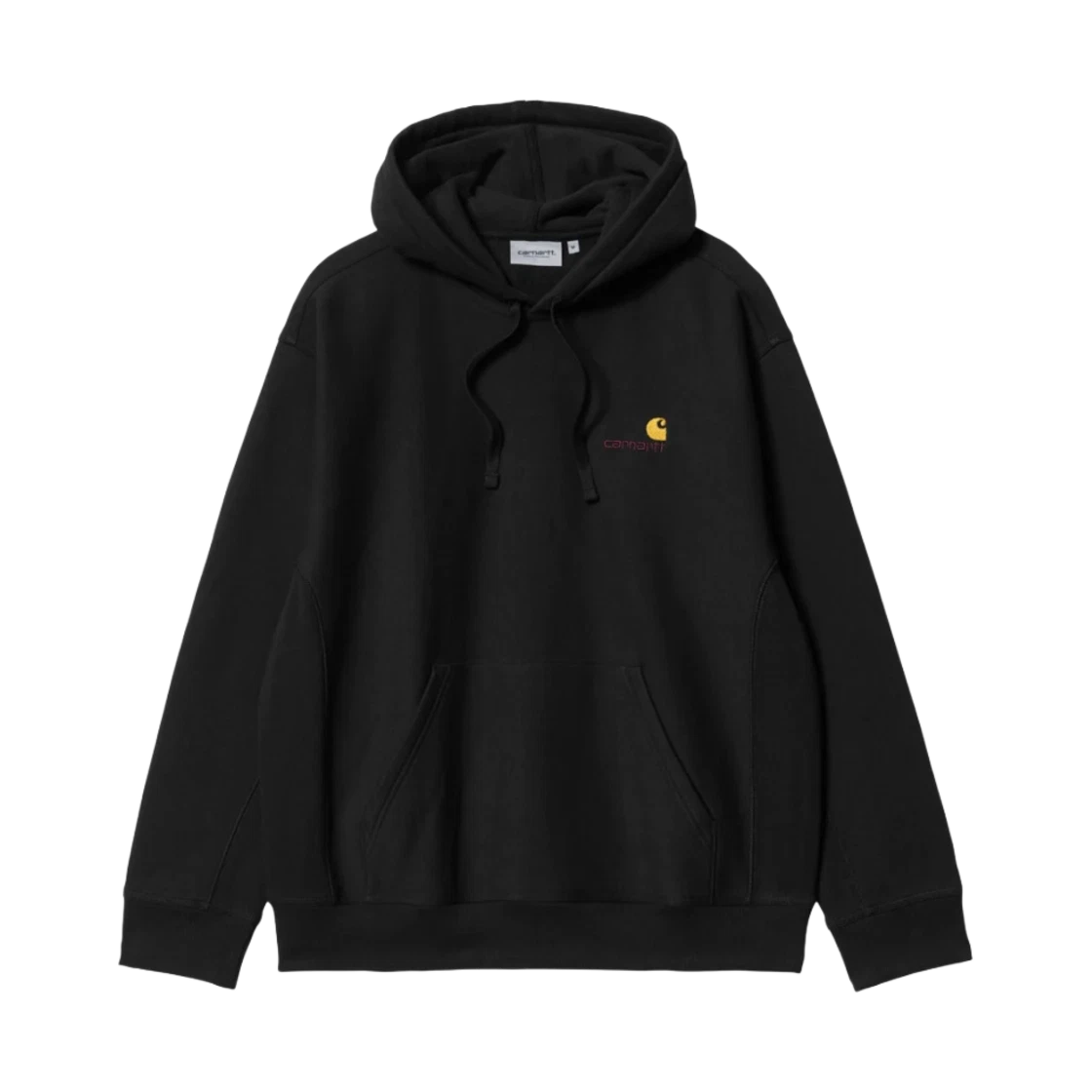 Carhartt WIP Carhartt WIP Hooded American Script Sweatshirt Black · S