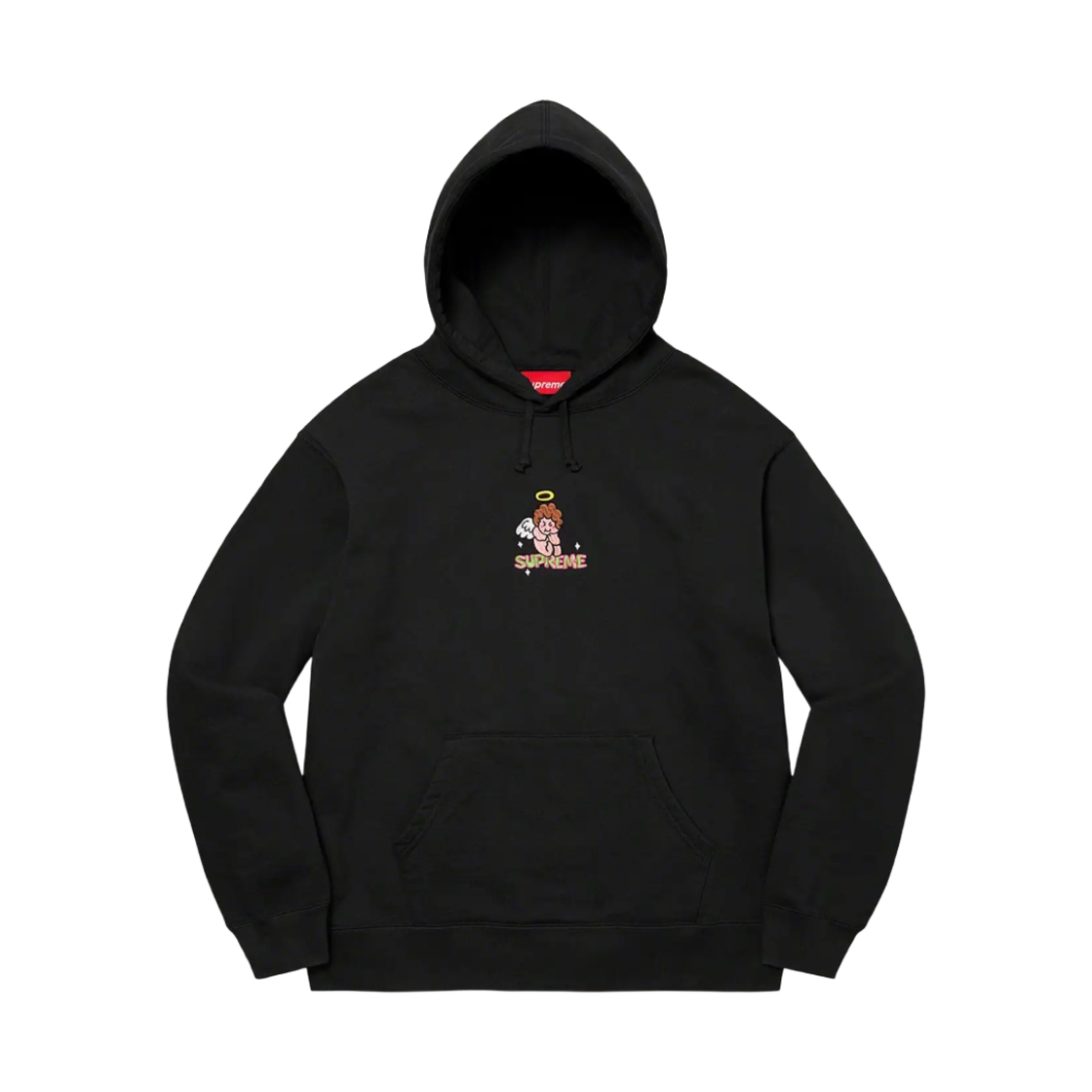 슈프림 엔젤 후드 스웨트셔츠 블랙 - 22SS