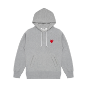 Play Comme des Garcons Hooded Sweatshirt Grey
