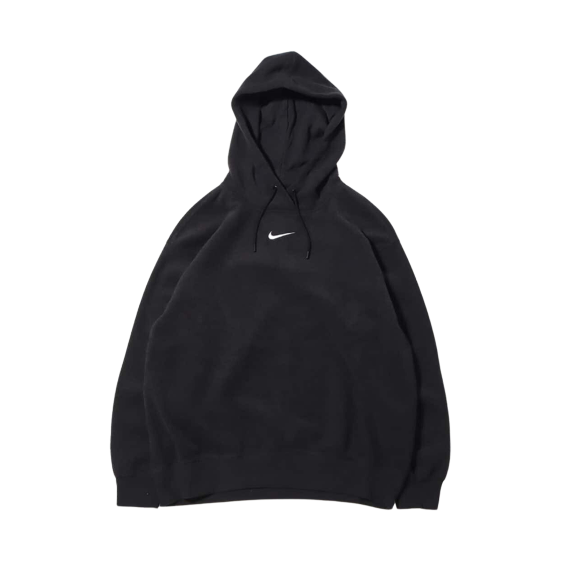 DD5119-010 (W) Nike NSW Essential Plush Hoodie Black - Asia