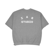 IAB Studio Heavy Short Sleeve Sweatshirt Gray - 23FW