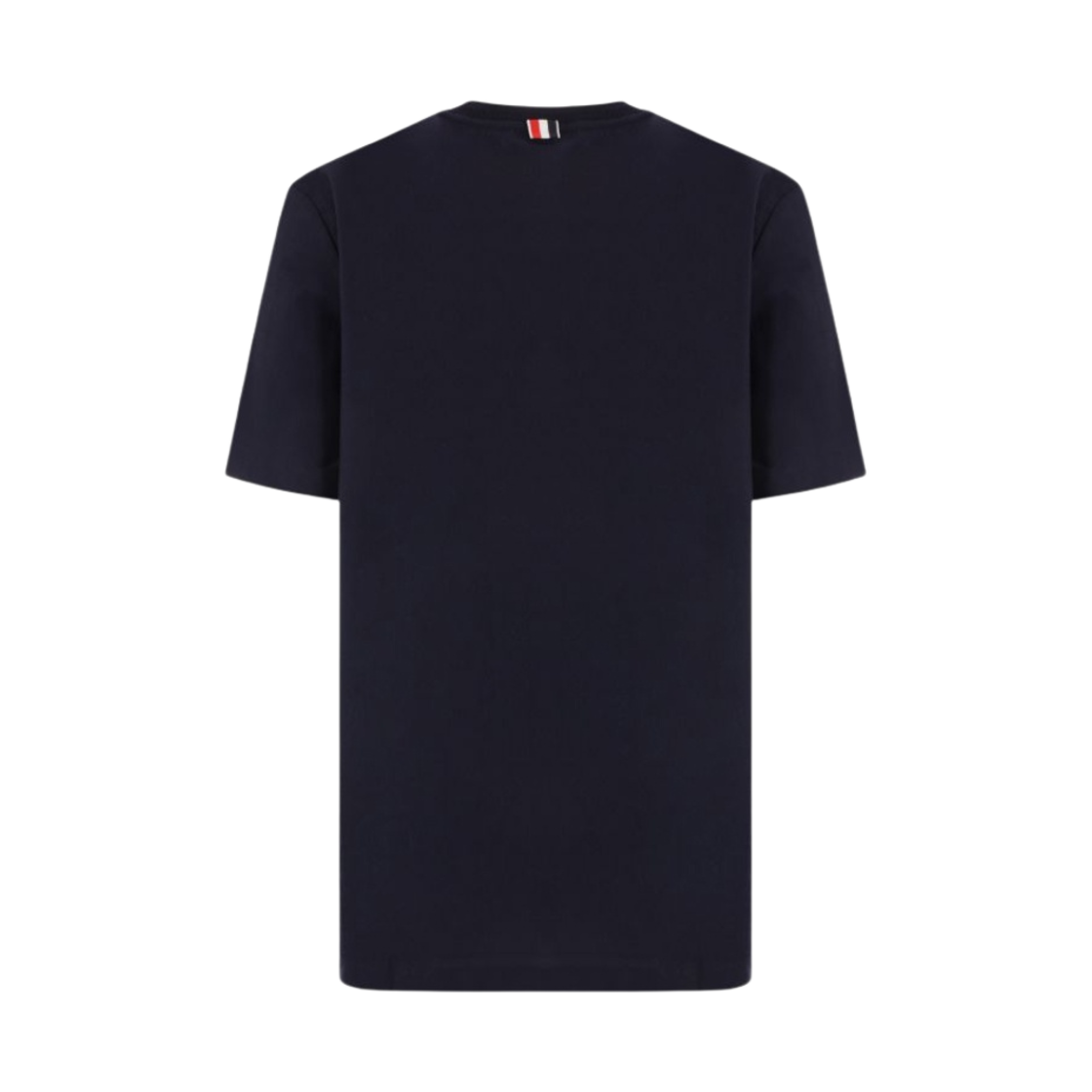 톰브라운 RWB 스트라이프 코튼 티셔츠 네이비(Thom Browne RWB Stripe Cotton T-shirt Navy) - 2