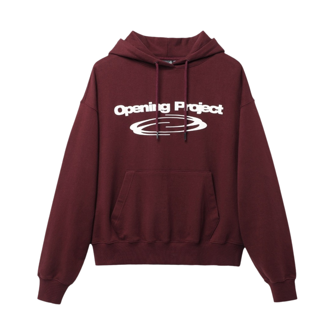 오프닝프로젝트 아이덴티티 후디 버건디
