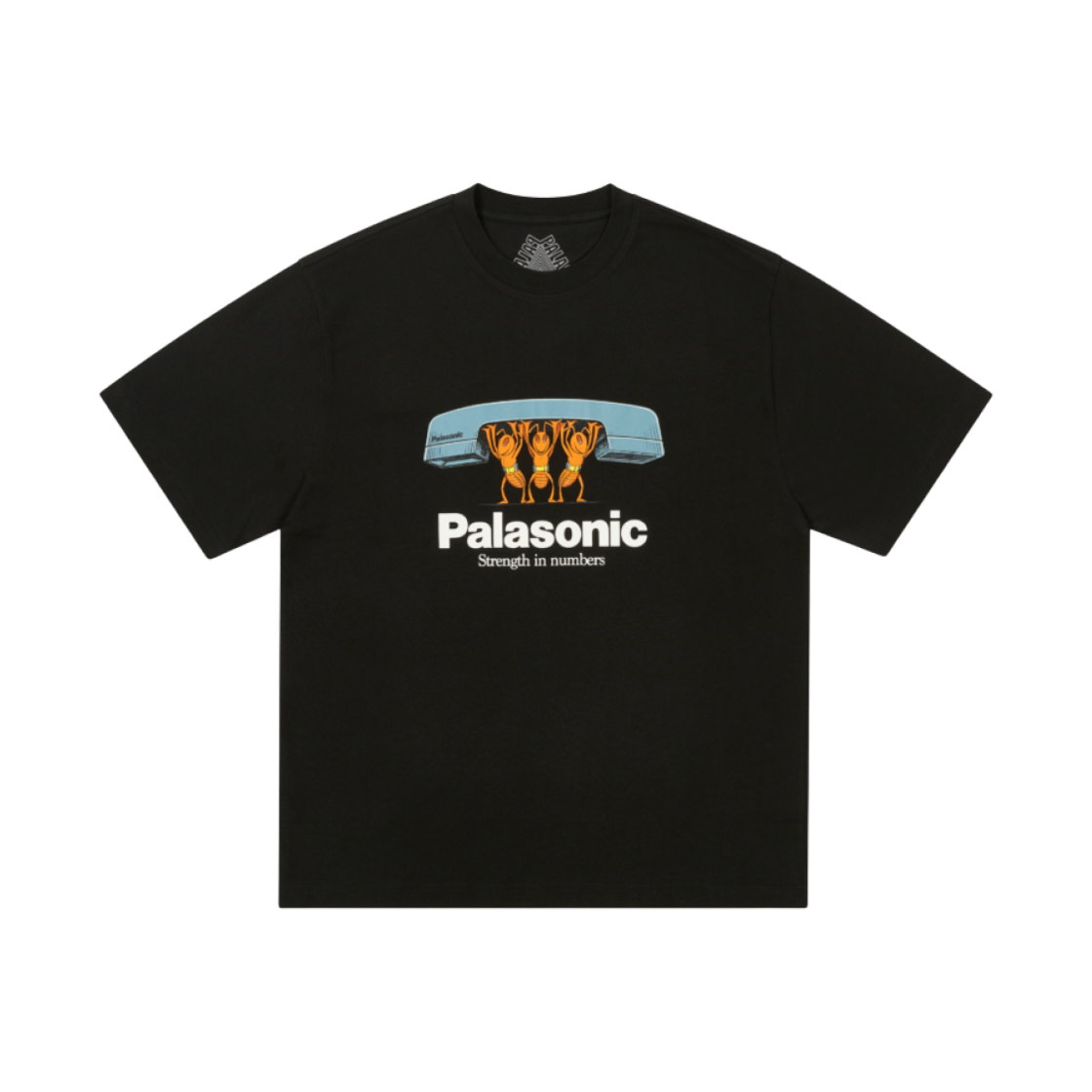 - Palace Bell Man T-Shirt Black - 24FW