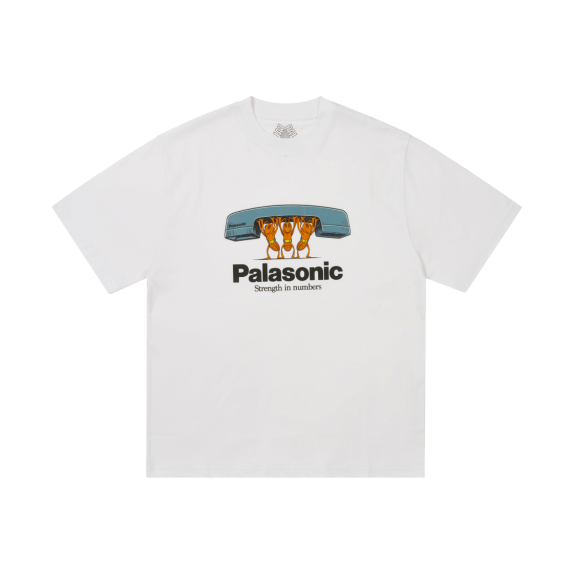 - Palace Bell Man T-Shirt White - 24FW