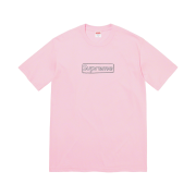 Supreme x Kaws Chalk Logo T-Shirt Light Pink - 21SS