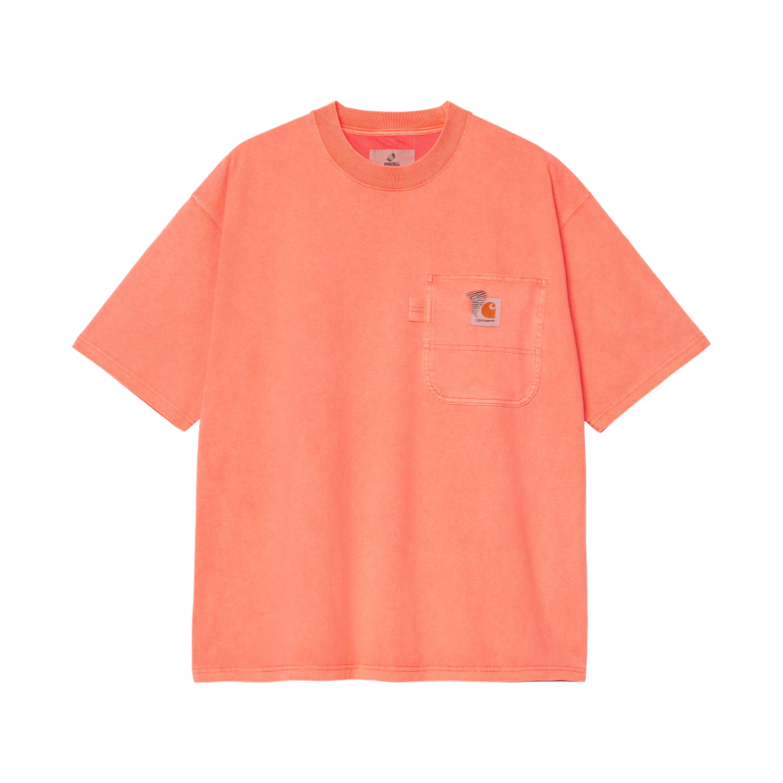 칼하트 WIP x 인빈시블 숏슬리브 피그먼트 다이드 티셔츠 피그먼트 가먼트 다이드 쉬림프(Carhartt WIP x Invincible S/S Pigment Dyed T-Shirt Pigment Garment Dyed Shrimp) - 1