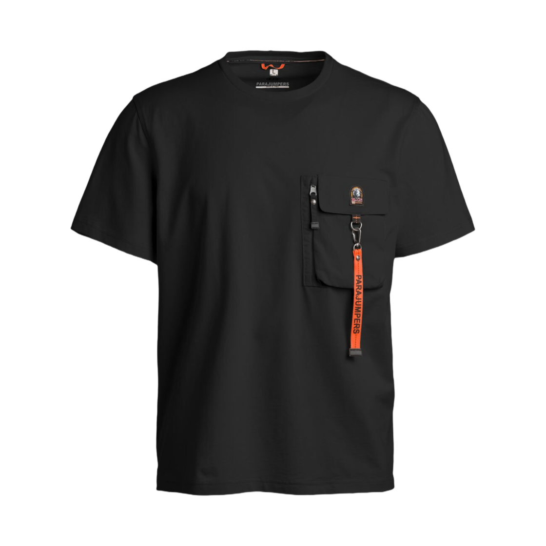 24SMPMTSRE07P290541 Parajumpers Mojave Short Sleeve T-Shirt Black - 24SS