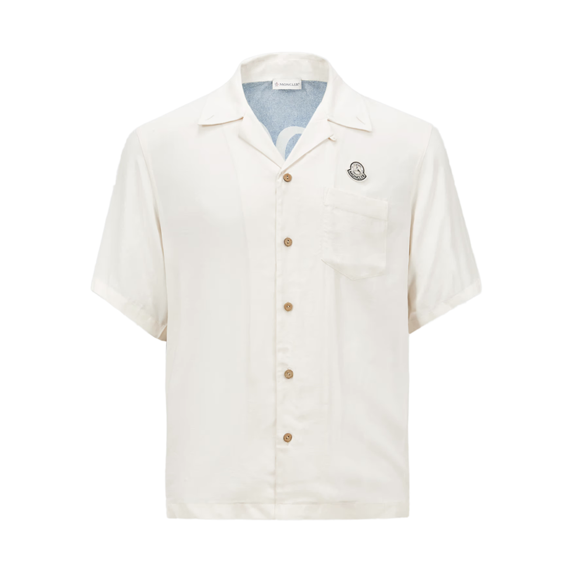 K1-401-2F00001-M5921-041 Moncler x Mercedes-Benz By Nigo Satin Shirt White - 25SS