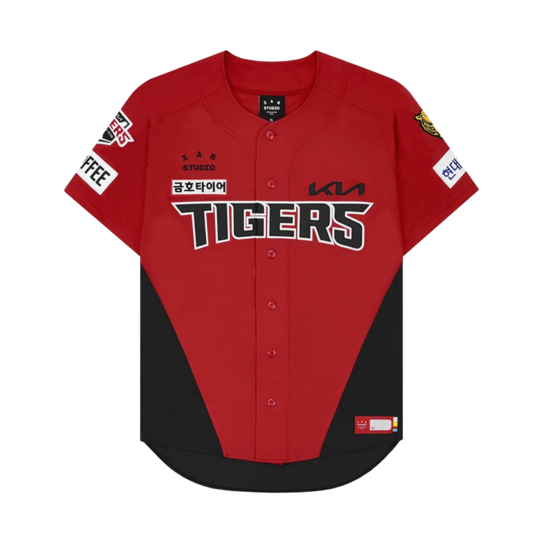 기아 타이거즈 x 아이앱 스튜디오 어센틱 얼트 유니폼 레드 패치 버전 1 (논 마킹 버전)(Kia Tigers x IAB Studio Authentic Alt Uniform Red Patch Ver. 1 (Non Marking Ver.))