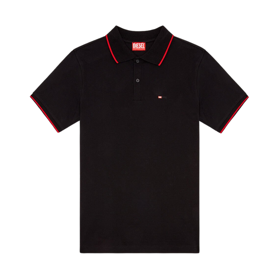 디젤 T-페리-마이크로디브 폴로 셔츠 블랙(Diesel T-Ferry-Microdiv Polo Shirt Black)