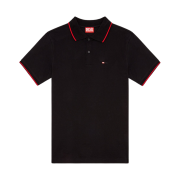 Diesel T-Ferry-Microdiv Polo Shirt Black