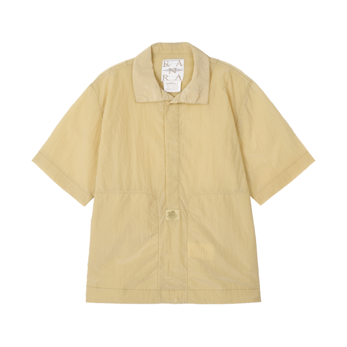 란라 포레거 샤이니 나일론 폴로 셔츠 퍼티 - 25SS(Ranra Foreger Shiny Nylon Polo Shirt Putty - 25SS)