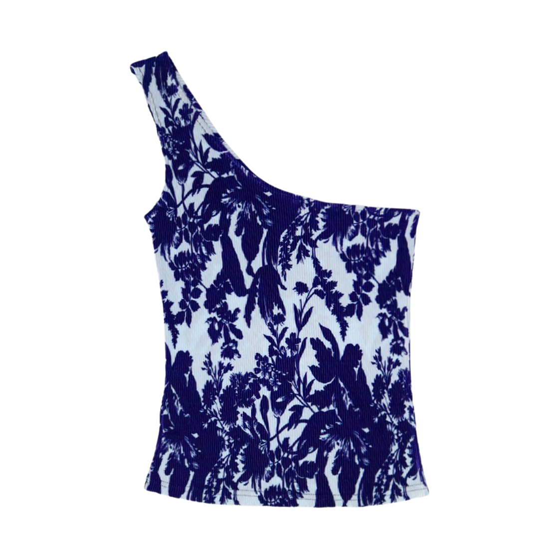 6367845 SIO Pleats Sleeveless Top Blue