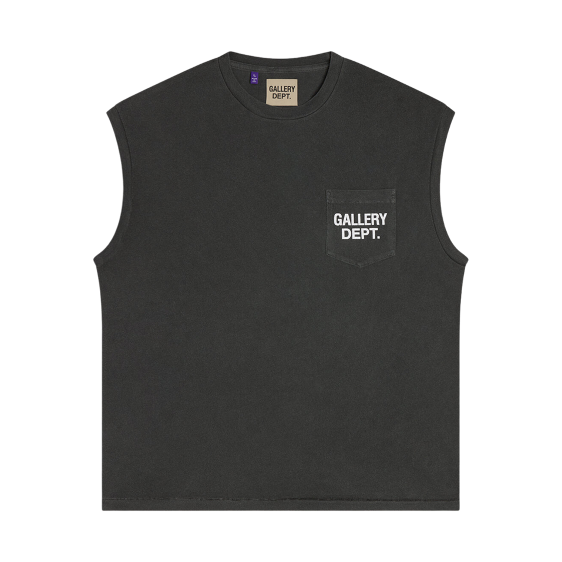 갤러리 디파트먼트 어기 슬리브리스 빈티지 블랙(Gallery Dept. Augi Sleeveless Vintage Black)