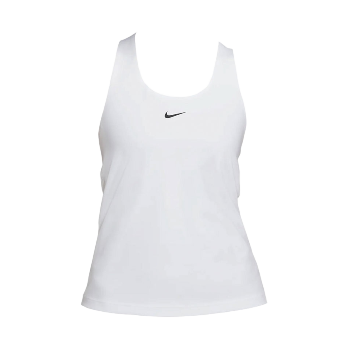 (W) 나이키 스우시 미디움 서포트 패드 스포츠 브라 탱크 화이트 - US/EU((W) Nike Swoosh Medium Support Pad Sports Bra Tank White - US/EU) - 1