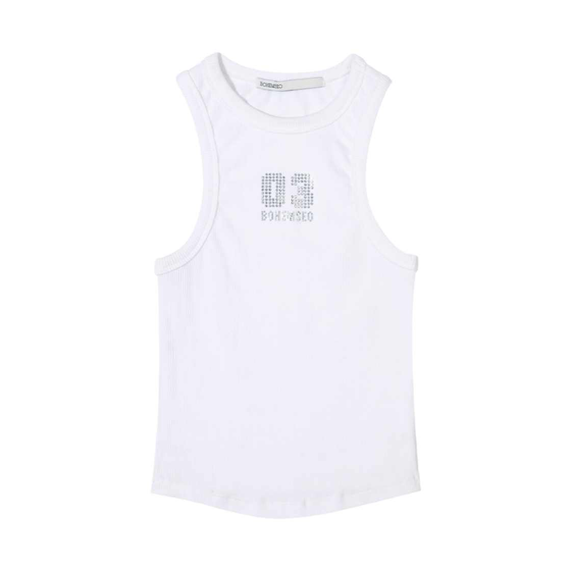 (W) 보헤미안 서울 03 보헴서 슬리브리스 화이트((W) Bohemian Seoul 03 Bohemseo Sleeveless White)