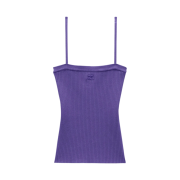 (W) Courreges Rib Tank Top Ultraviolet