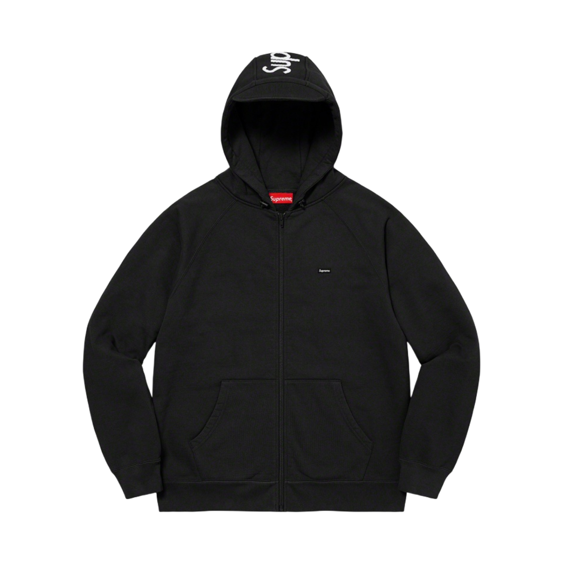 슈프림 브림 집업 후드 스웨트셔츠 블랙 - 22FW