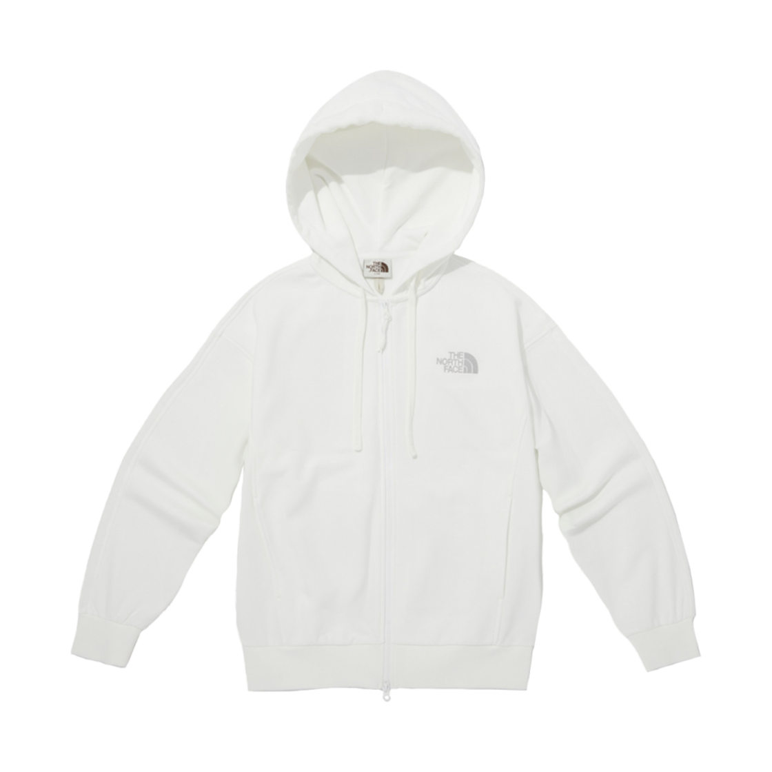 NJ5JQ01L The North Face White Label Comfy Hood Zip Up Ivory