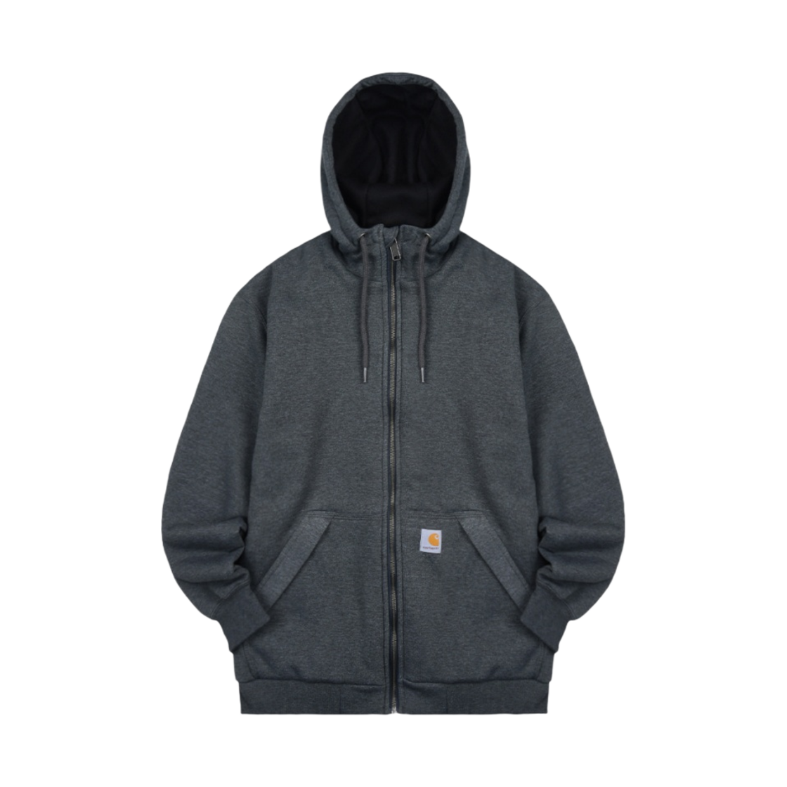 104078-024 Carhartt Rain Defender Loose Fit Midweight Thermal-Lined Full-Zip Regular Sweatshirt Carbon Heather