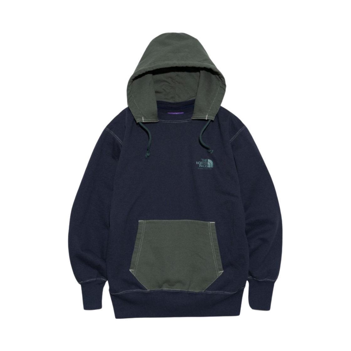 NT6400N The North Face Purple Label Field Graphic Hoodie Vintage Navy