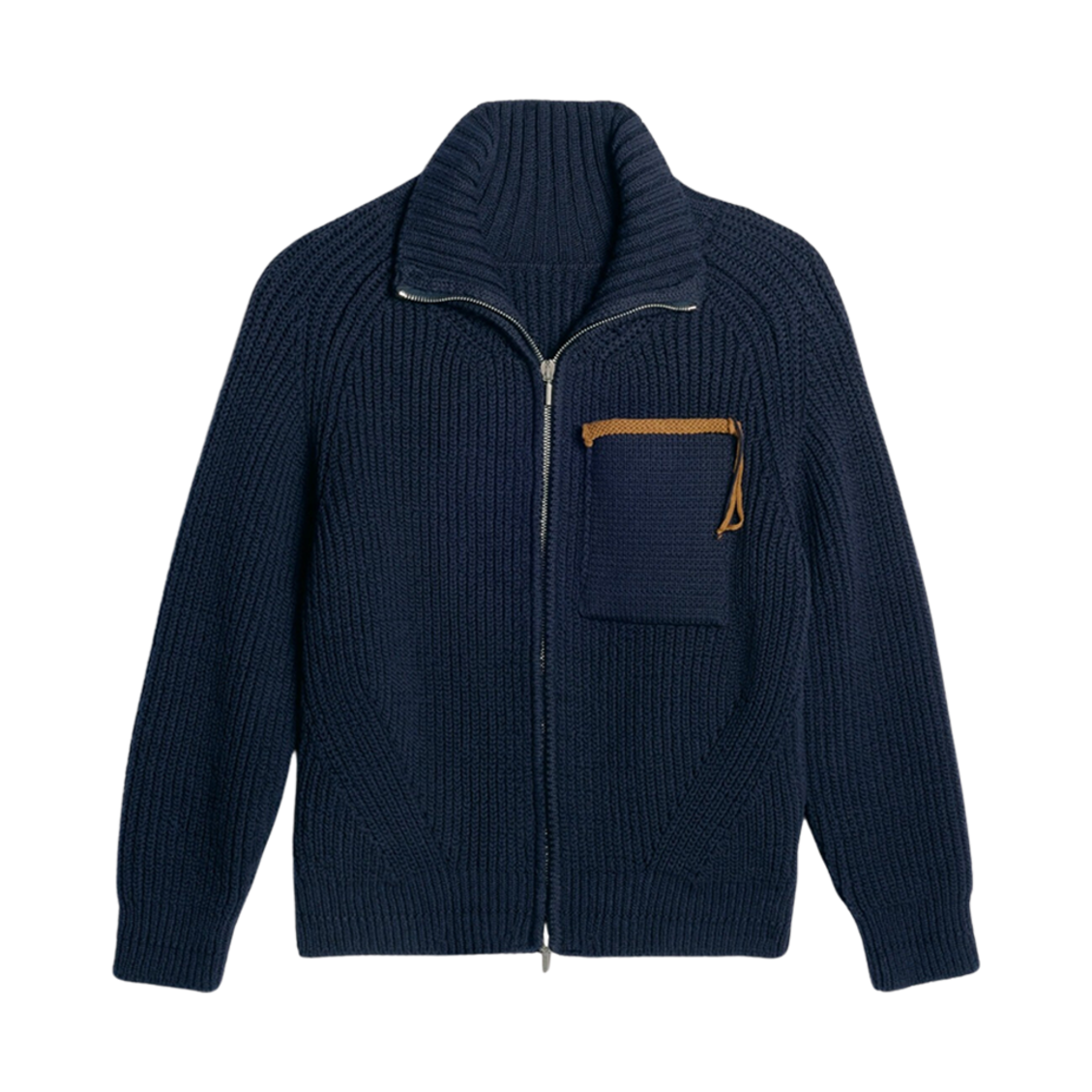 자크뮈스 르 가디건 아크로 청키 가디건 네이비(Jacquemus Le Cardigan Arco Chunky Cardigan Navy) - 1