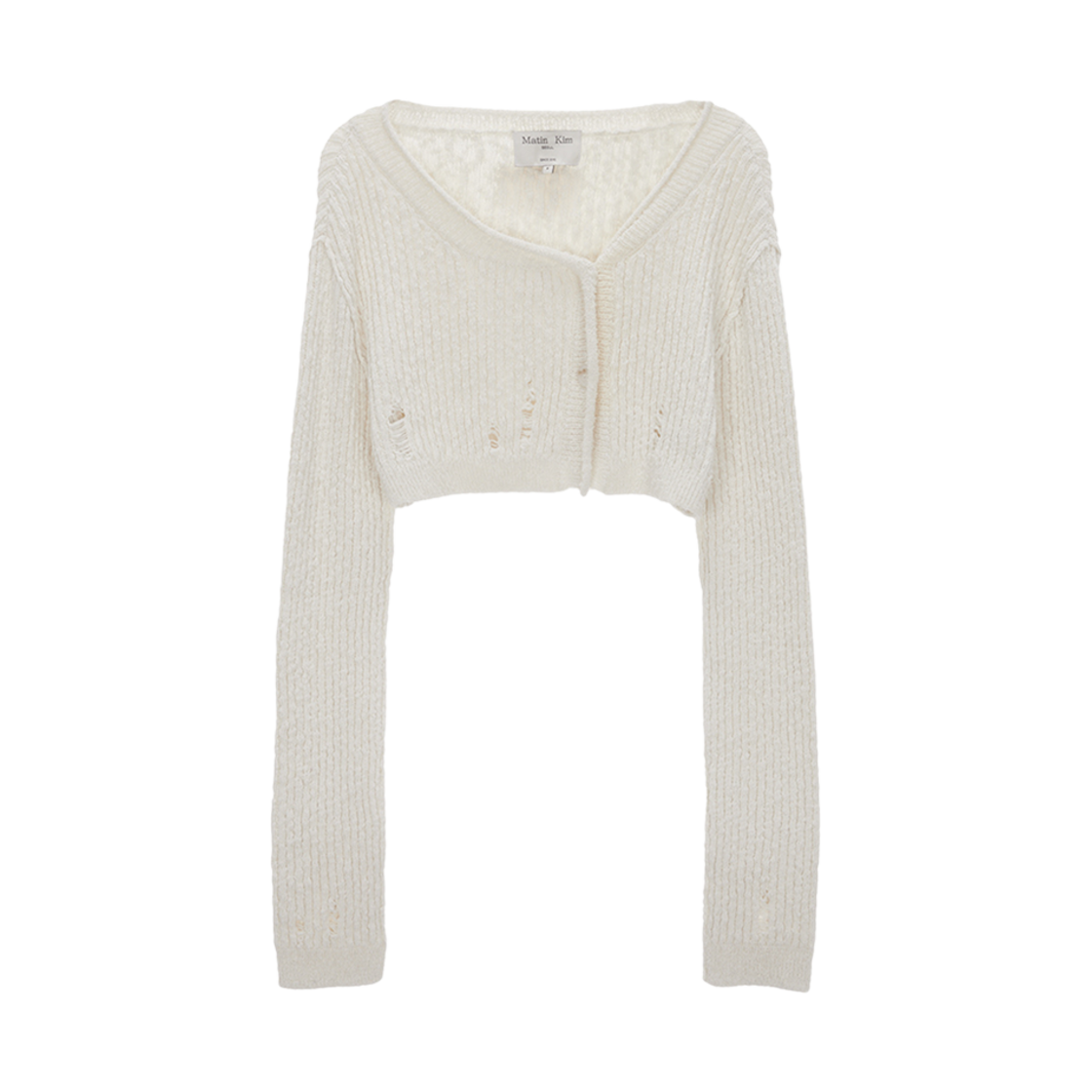 Matin Kim マーティンキム カーディガン　ホワイト matin kim カーディガン ホワイト 7 Matin Kim(マーティンキム
