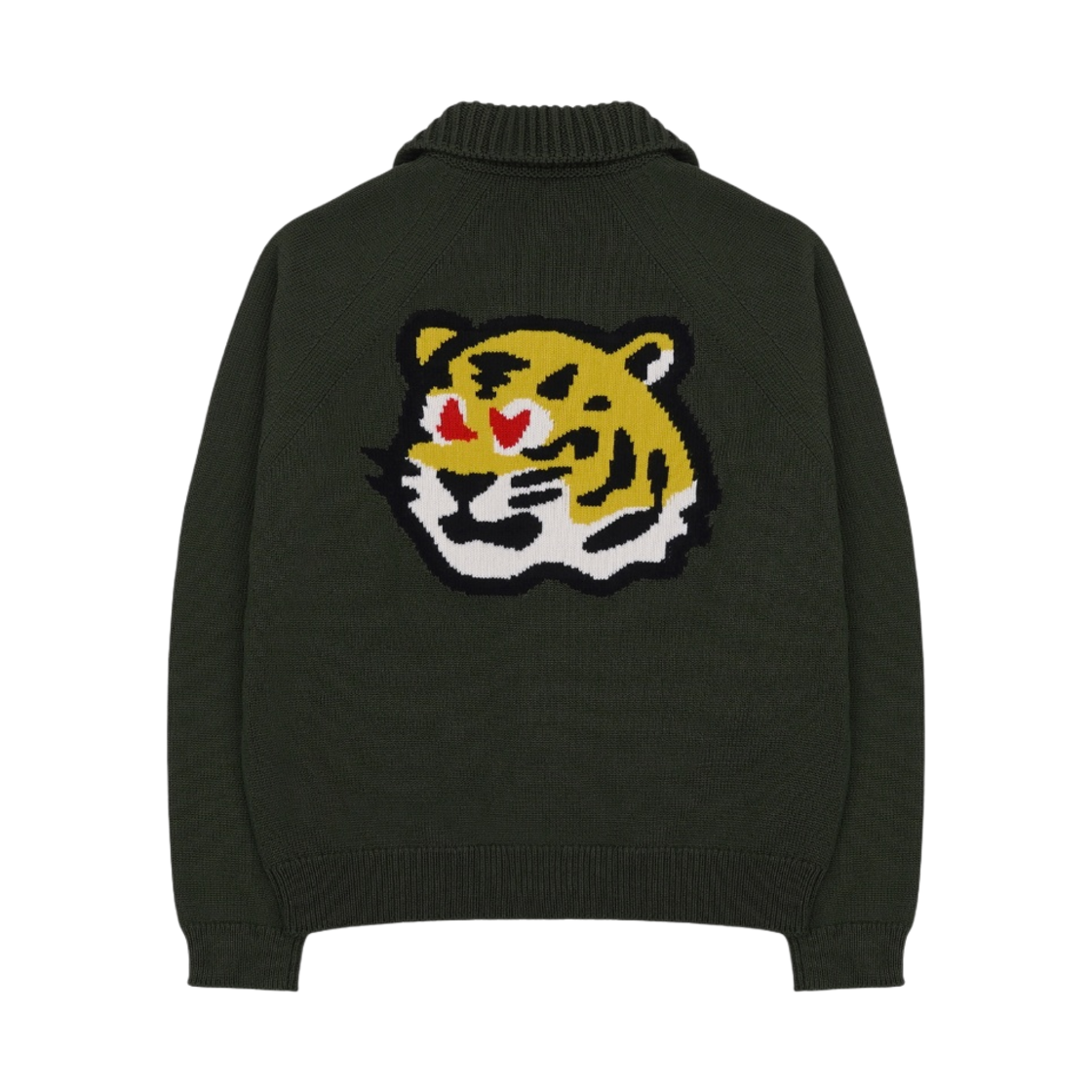 루이비통 x 니고 소피스티케이티드 타이거 가디건 다크 카키(Louis Vuitton x Nigo Sophisticated Tiger Cardigan Dark Khaki) - 2