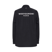 Wooyoungmi Cotton Back Logo Shirt Black - 22FW