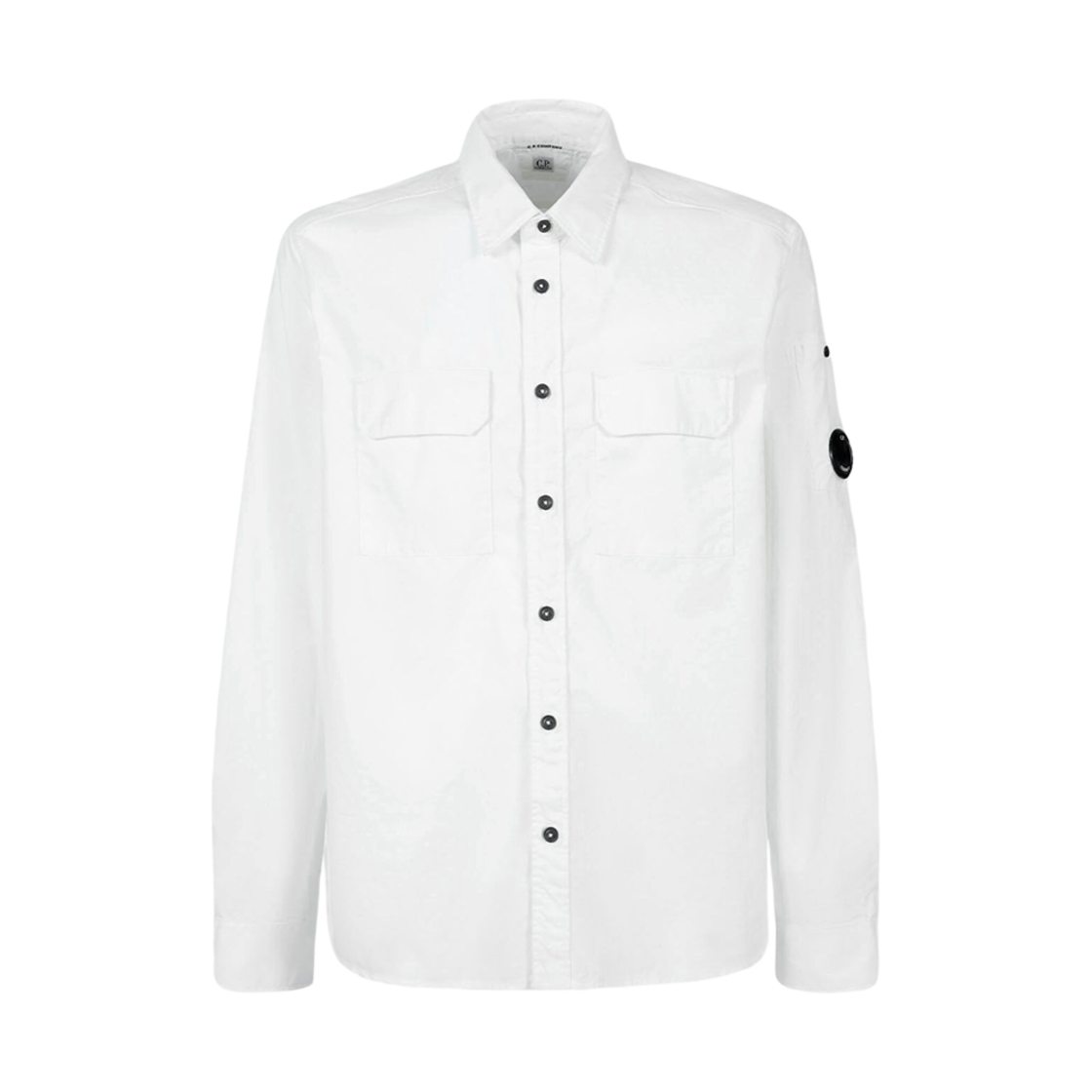 C.P. 컴퍼니 개버딘 버튼 셔츠 거즈 화이트 - 23FW