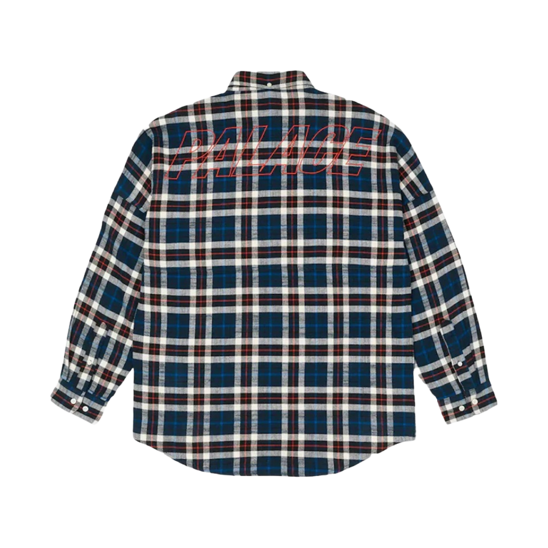 팔라스 플란넬 드롭 숄더 셔츠 네이비 - 22FW(Palace Flannel Drop Shoulder Shirt Navy - 22FW) - 2