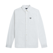 Fred Perry Long Sleeves Oxford Shirt White