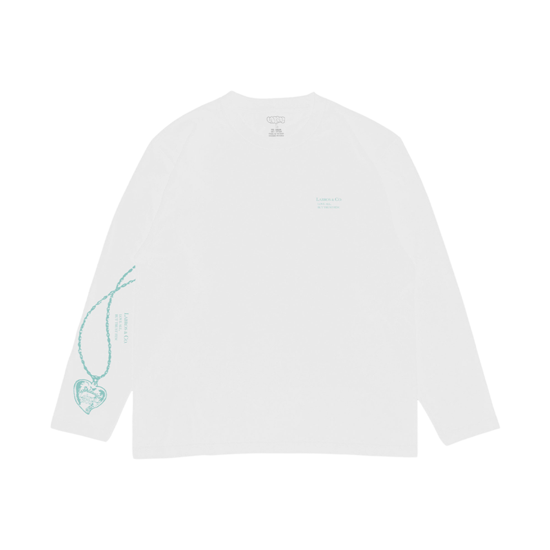 라브로스 스테파니 롱슬리브 티셔츠 화이트(Labros Stephanie L/S T-Shirt White)