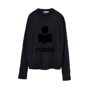 (W) Isabel Marant Kilsen Logo LS T-Shirt Black - 23SS