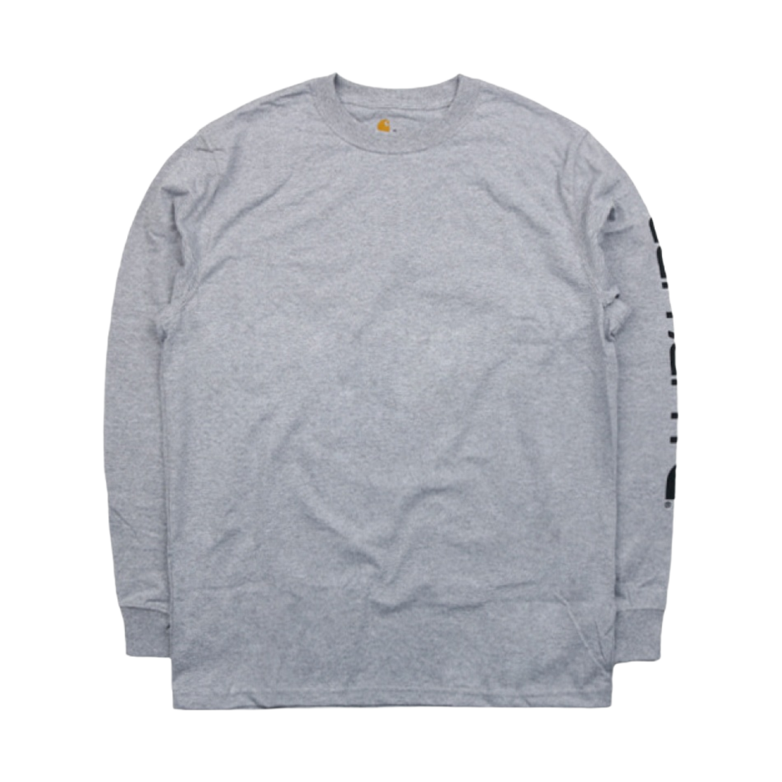 칼하트 루즈핏 헤비웨이트 톨 로고 슬리브 그래픽 롱슬리브 티셔츠 헤더 그레이(Carhartt Loose Fit Heavyweight Tall Logo Sleeve Graphic Long Sleeve T-Shirt Heather Grey) - 1