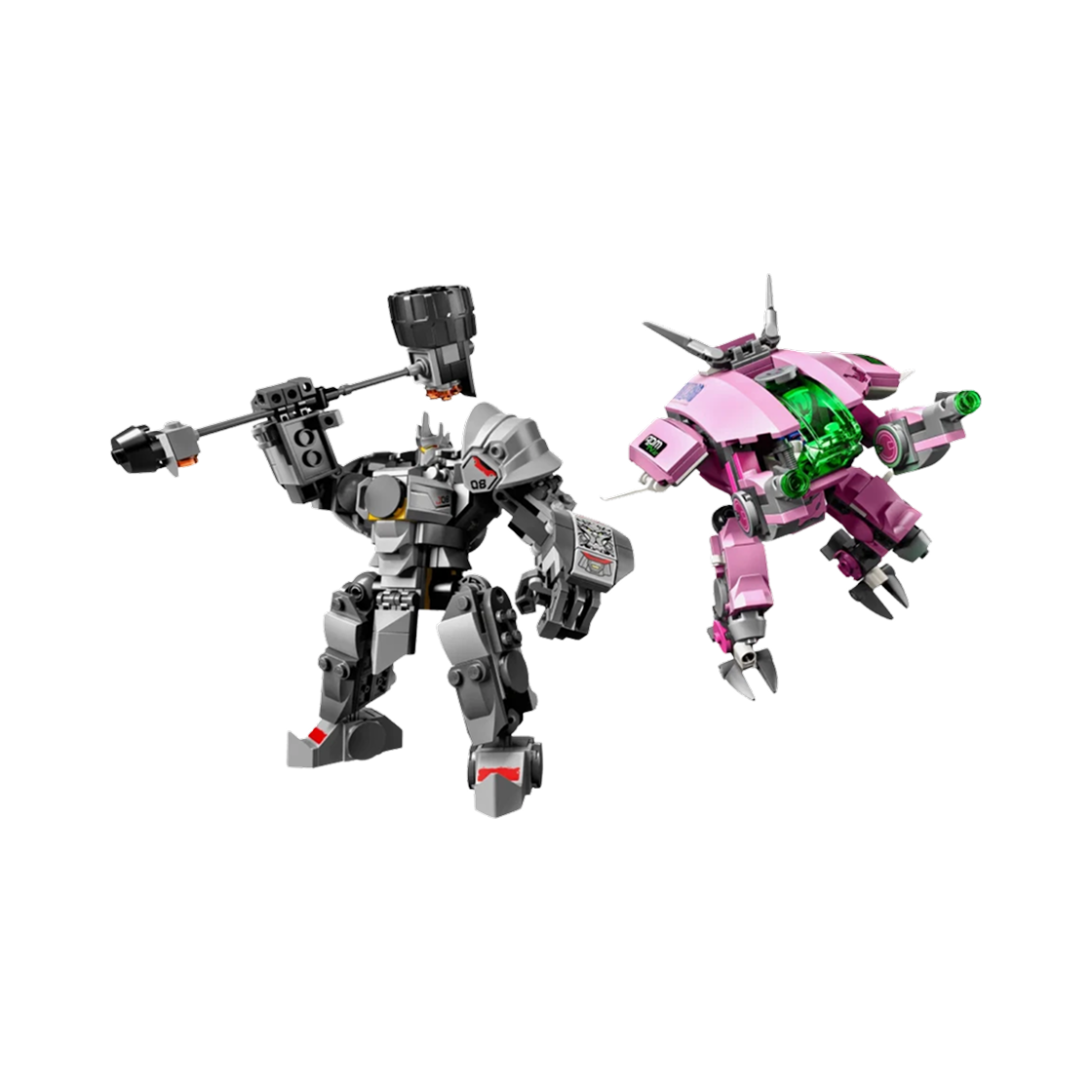 레고 오버워치 D.Va vs 라인하르트(Lego Overwatch D.Va & Reinhardt)