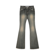 (W) Bohemian Seoul Boots Cut Denim Pants Blue (23 Ver.)