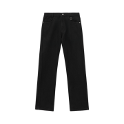 Wooyoungmi Straight Denim Pants Black - 24FW