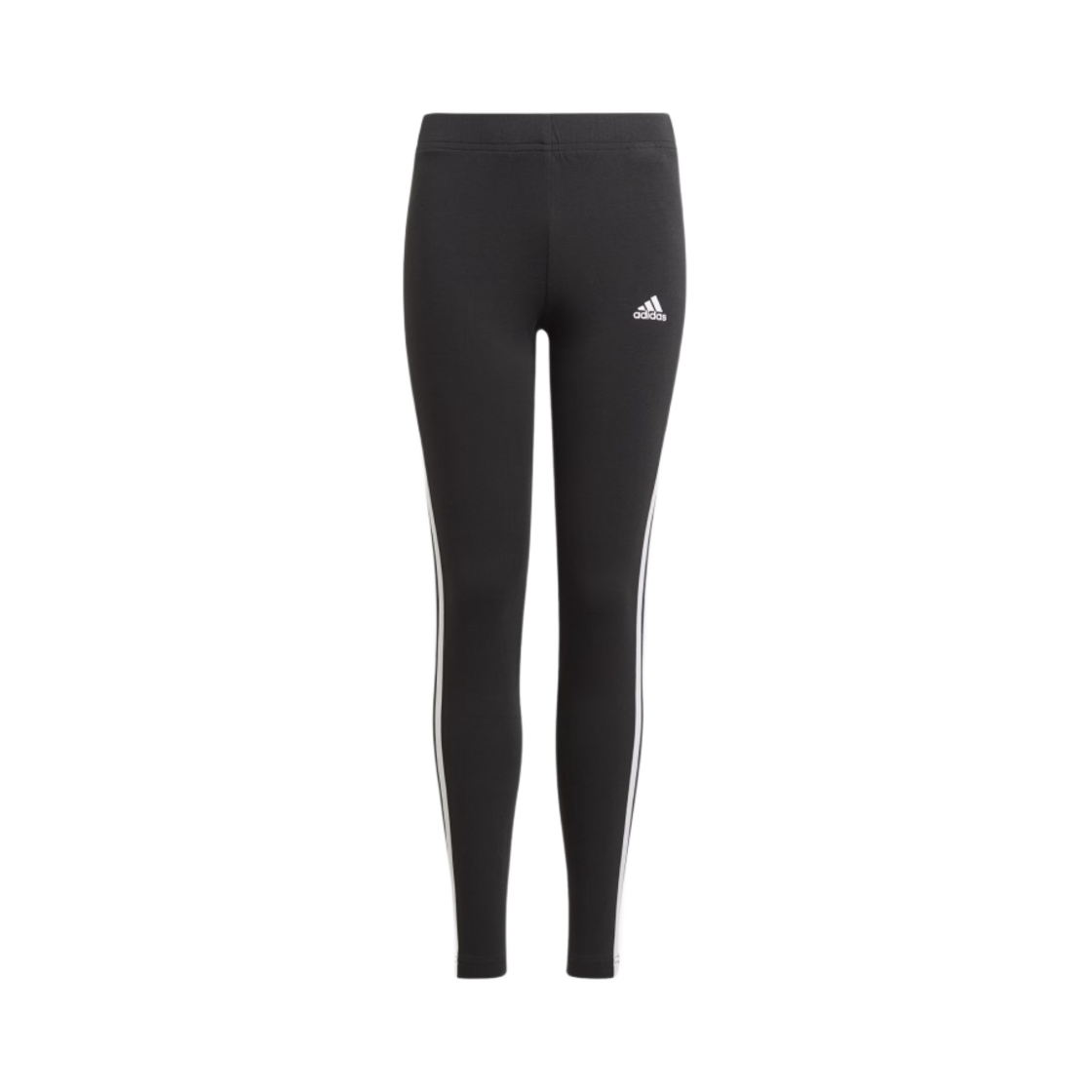 (키즈) 아디다스 에센셜 삼선 레깅스 블랙- KR 사이즈((Kids) Adidas Essentials 3-Stripes Leggings Black- KR Sizing) - 1