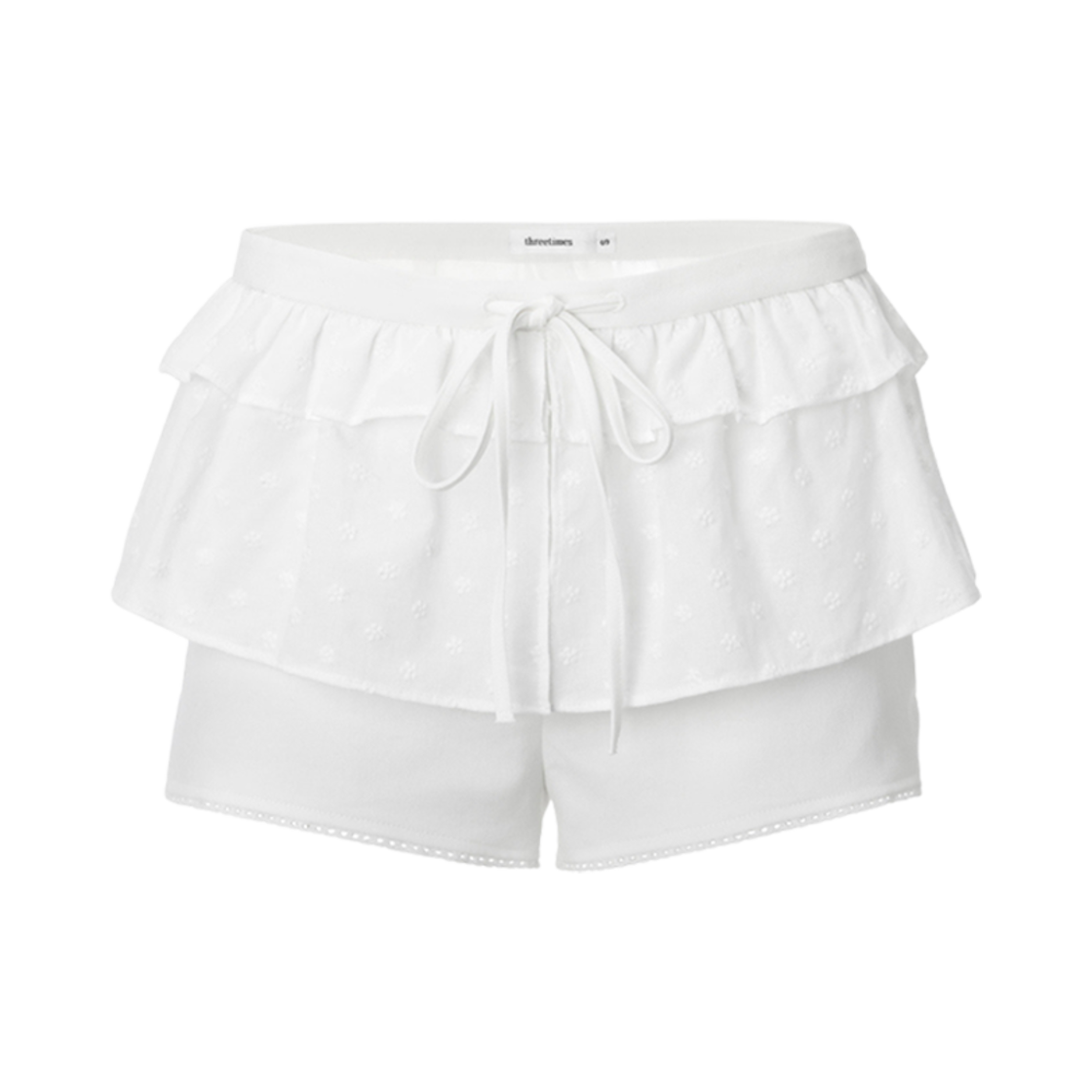 - (W) Threetimes Ella Pants White